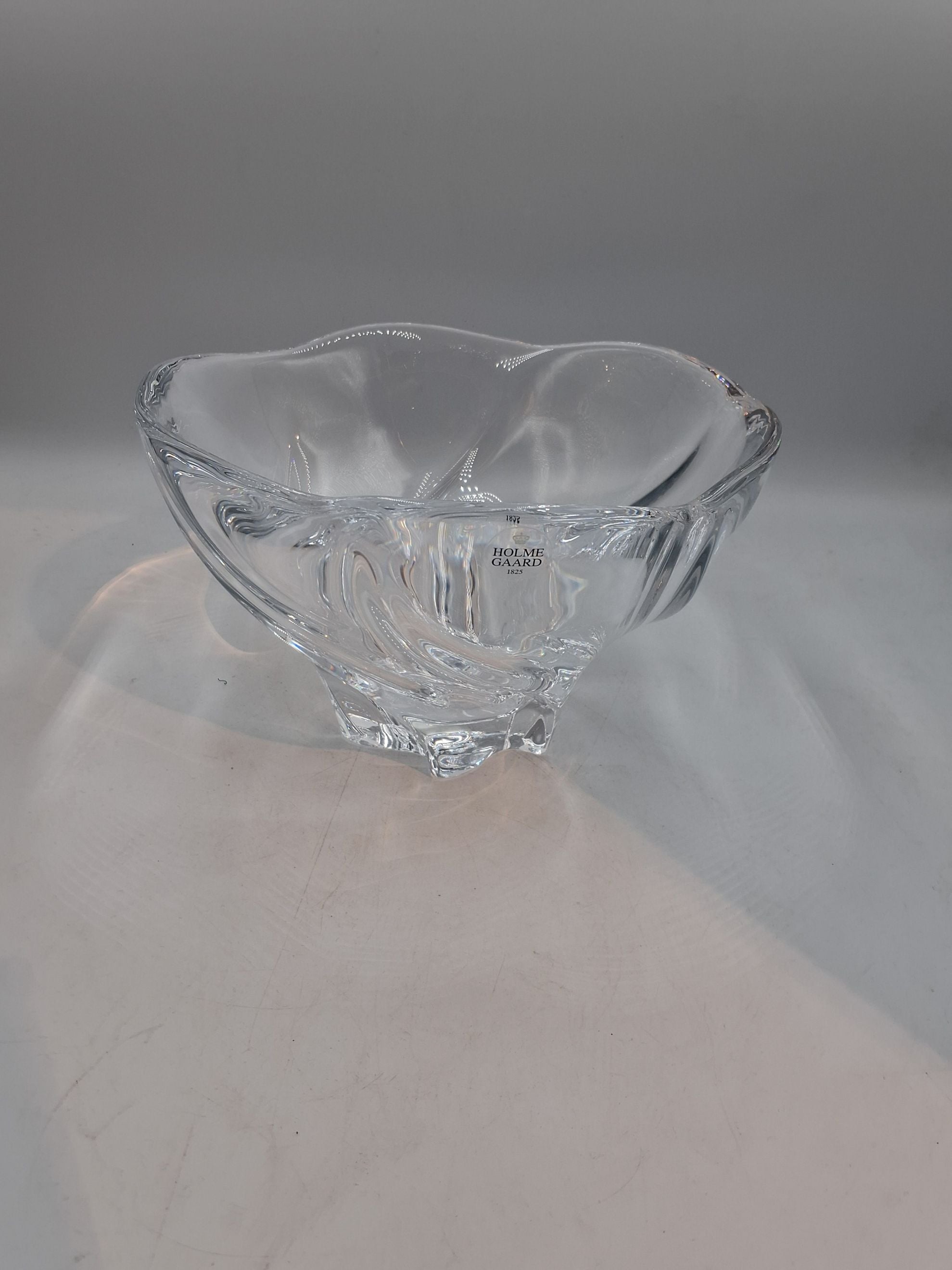 Glasskål, Holmegaard Breeze i klart glas