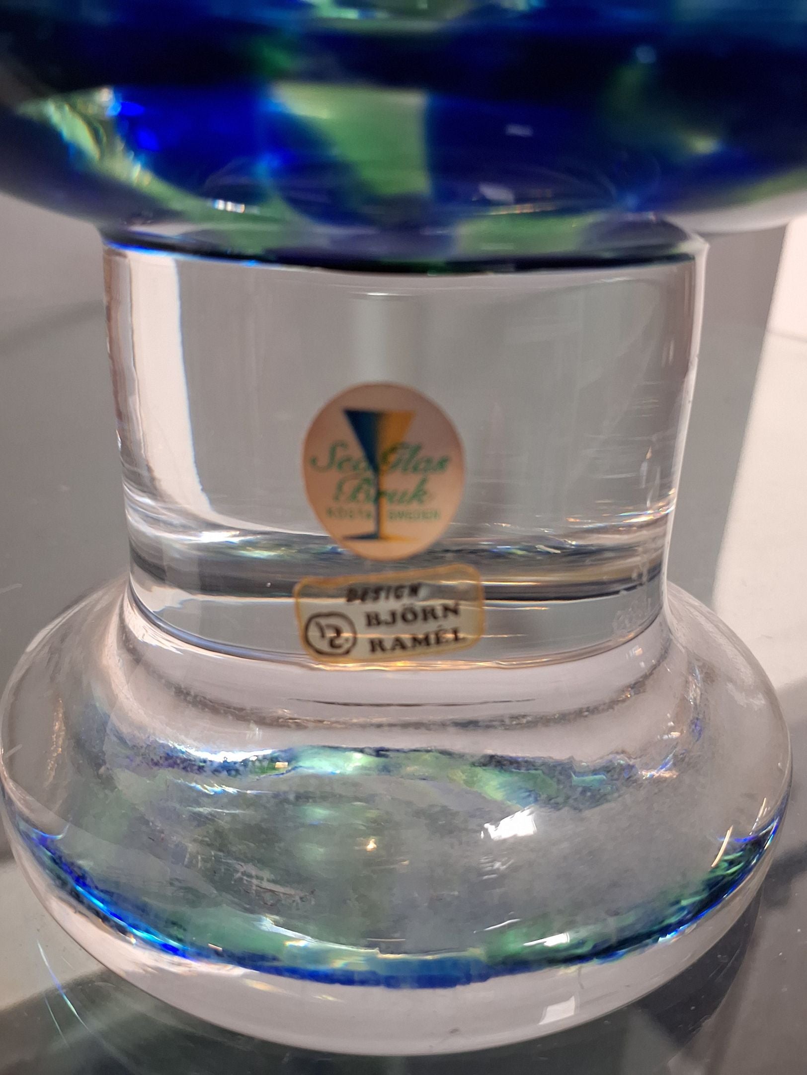 Sea Glasbruk Kosta Vase
