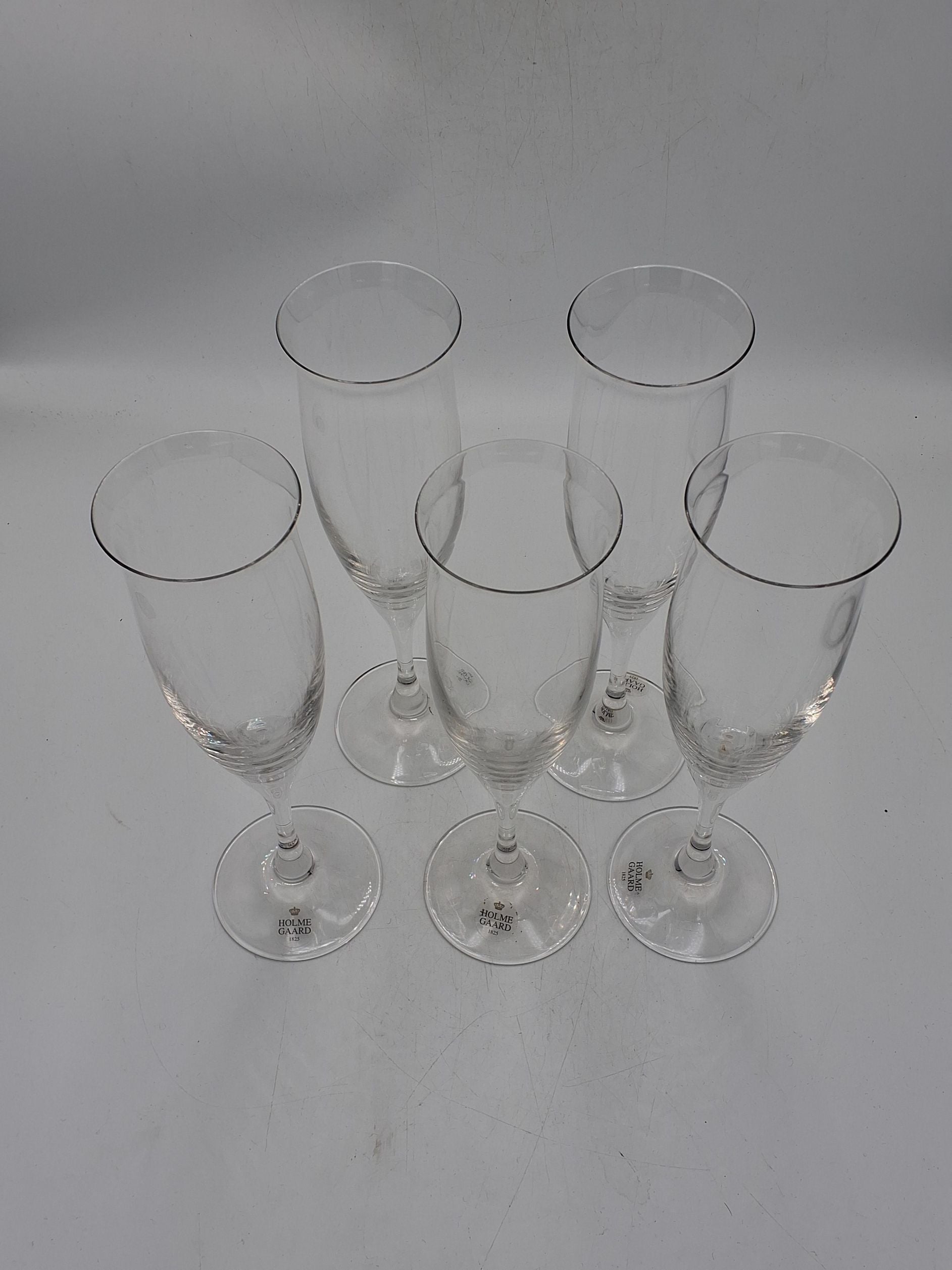 Holmegaard champagne glas (5 stk)
