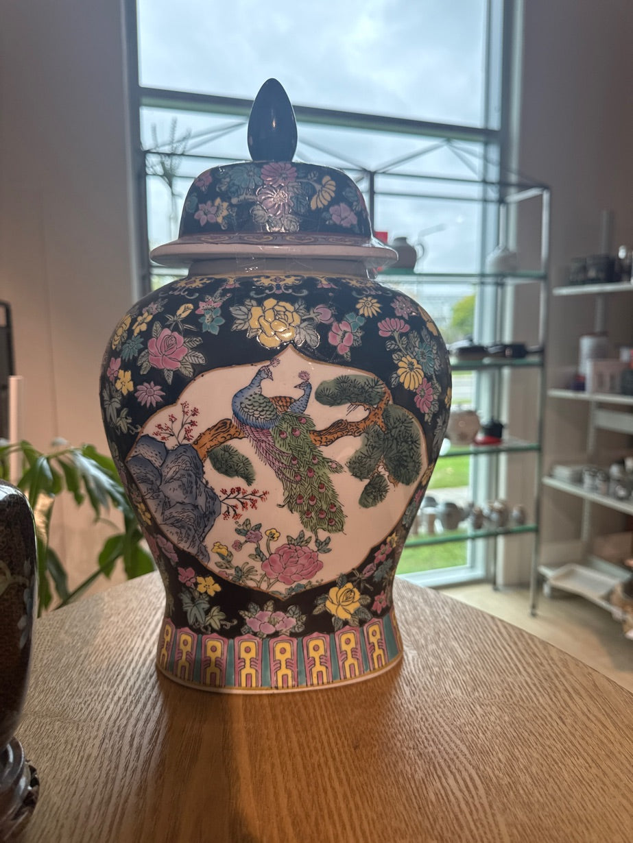 kinesisk cloisonné M. Fugle