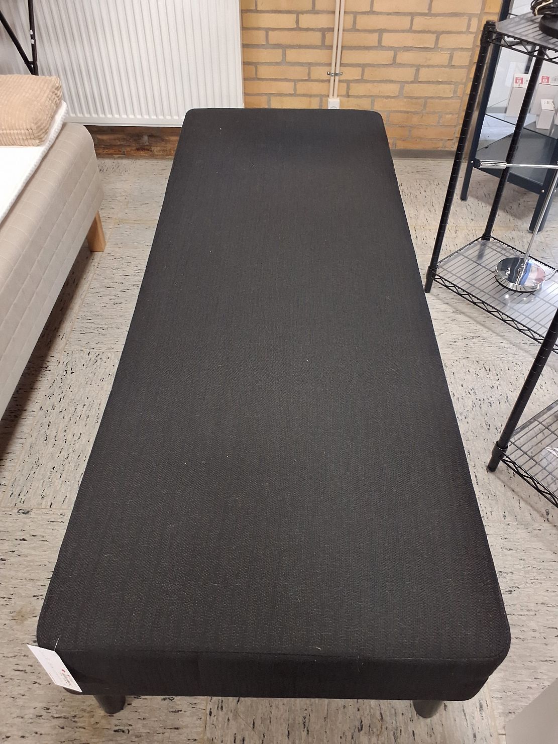 Sort boxmadras 75x200