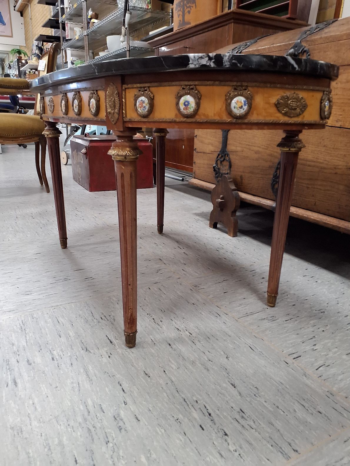 Vintage marmor sofabord