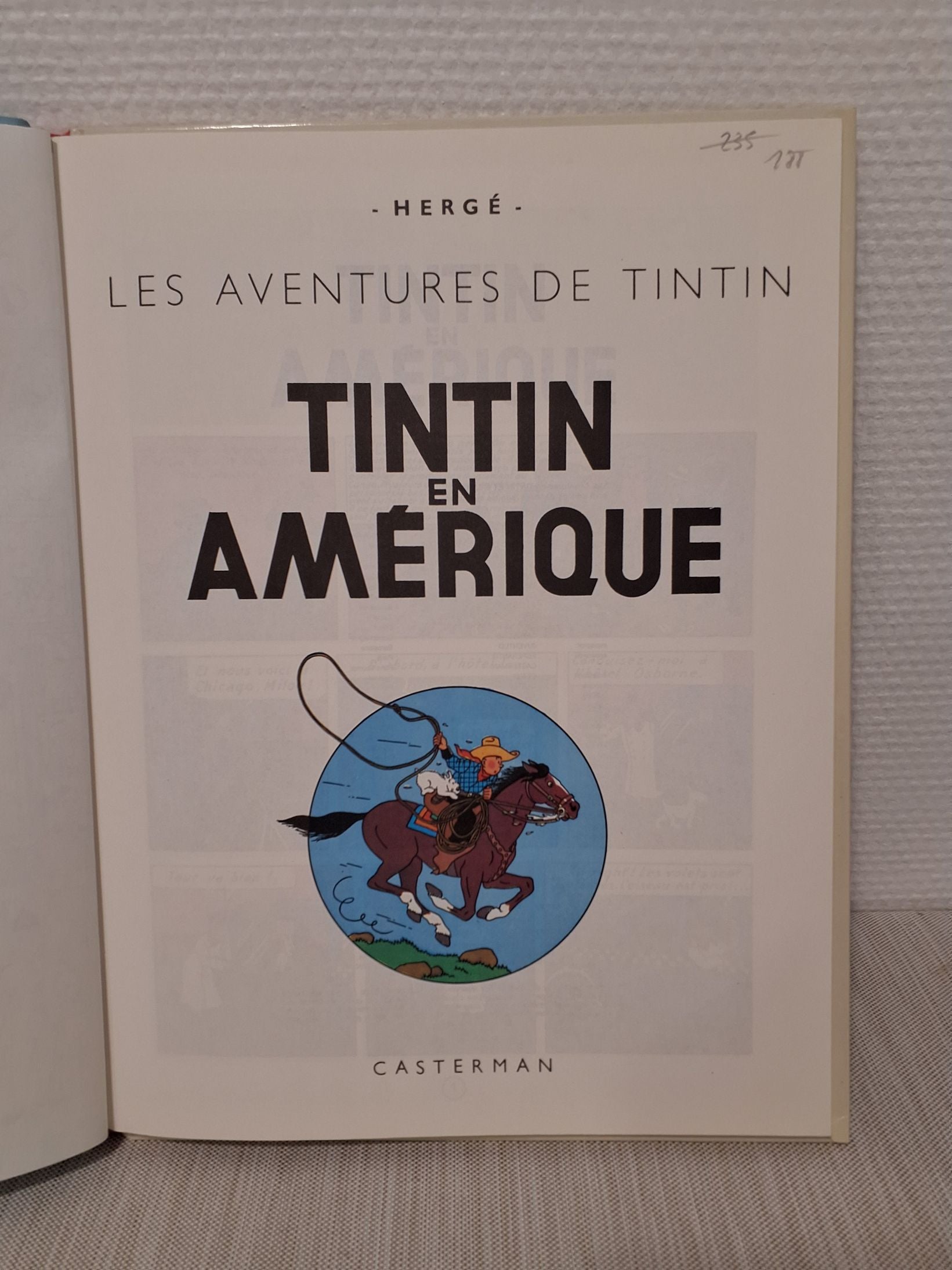 Tintin en amerique