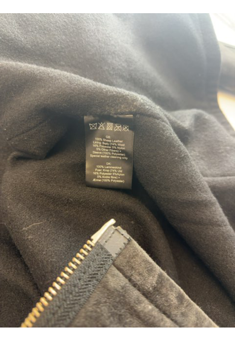Munderingskompagniet lammeskindsjakke (O624)
