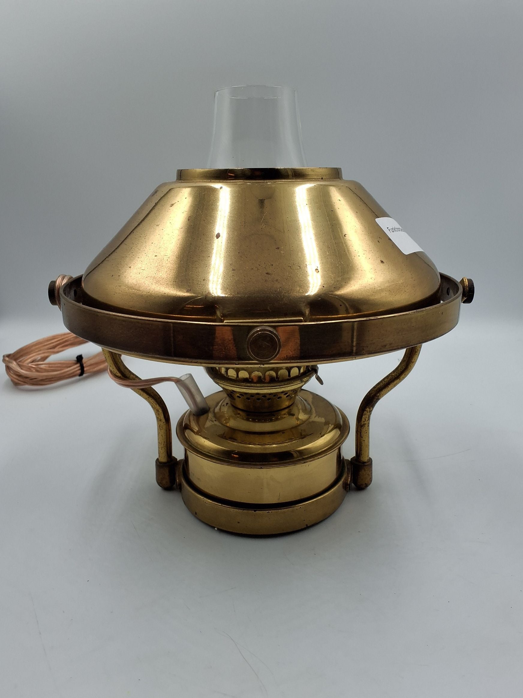 Kaptajns lampe Messing
