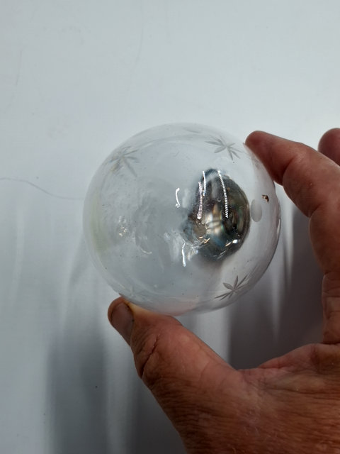 Dråbe glas kugle
