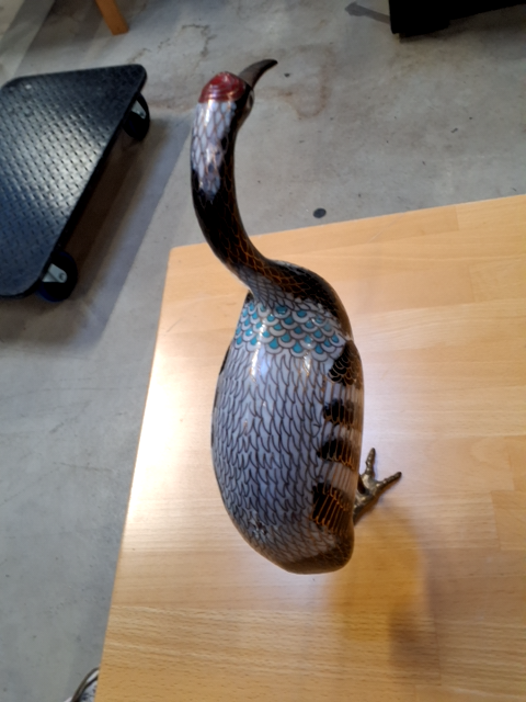 Cloisonne fugl