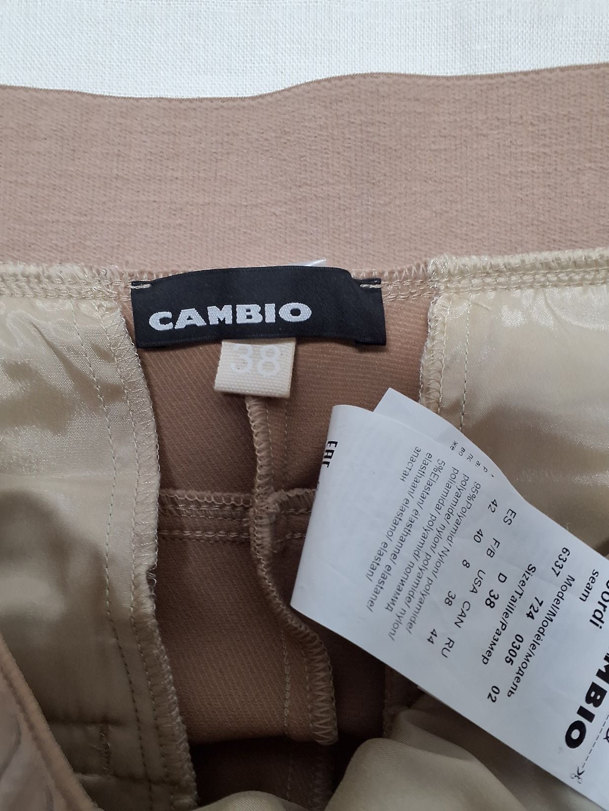 Cambio Bukser beige