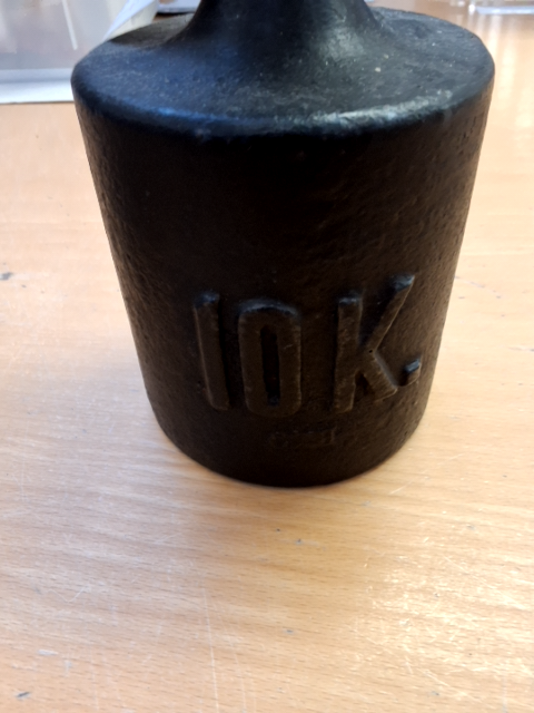 Vægte i jern 7stk