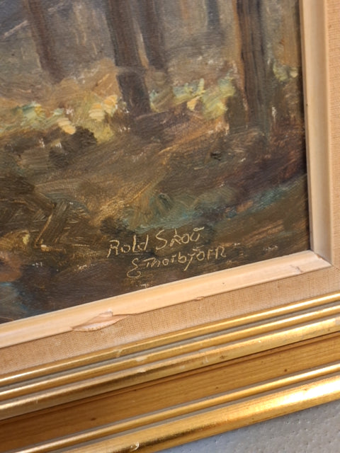 Ejnar Thorbjørn, motiv fra Rold skov