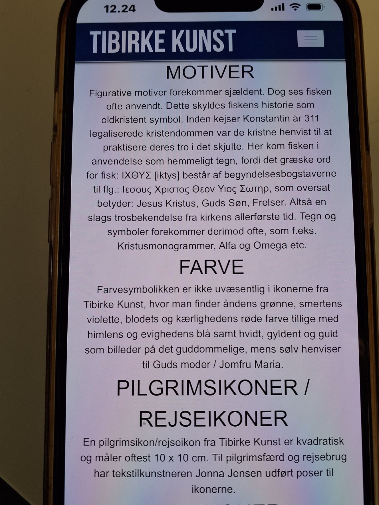 Moderne fortolket ikon af Eva Muller