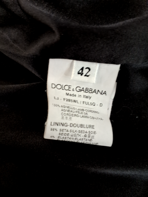 Dolce & Gabbana Jakke (skind)