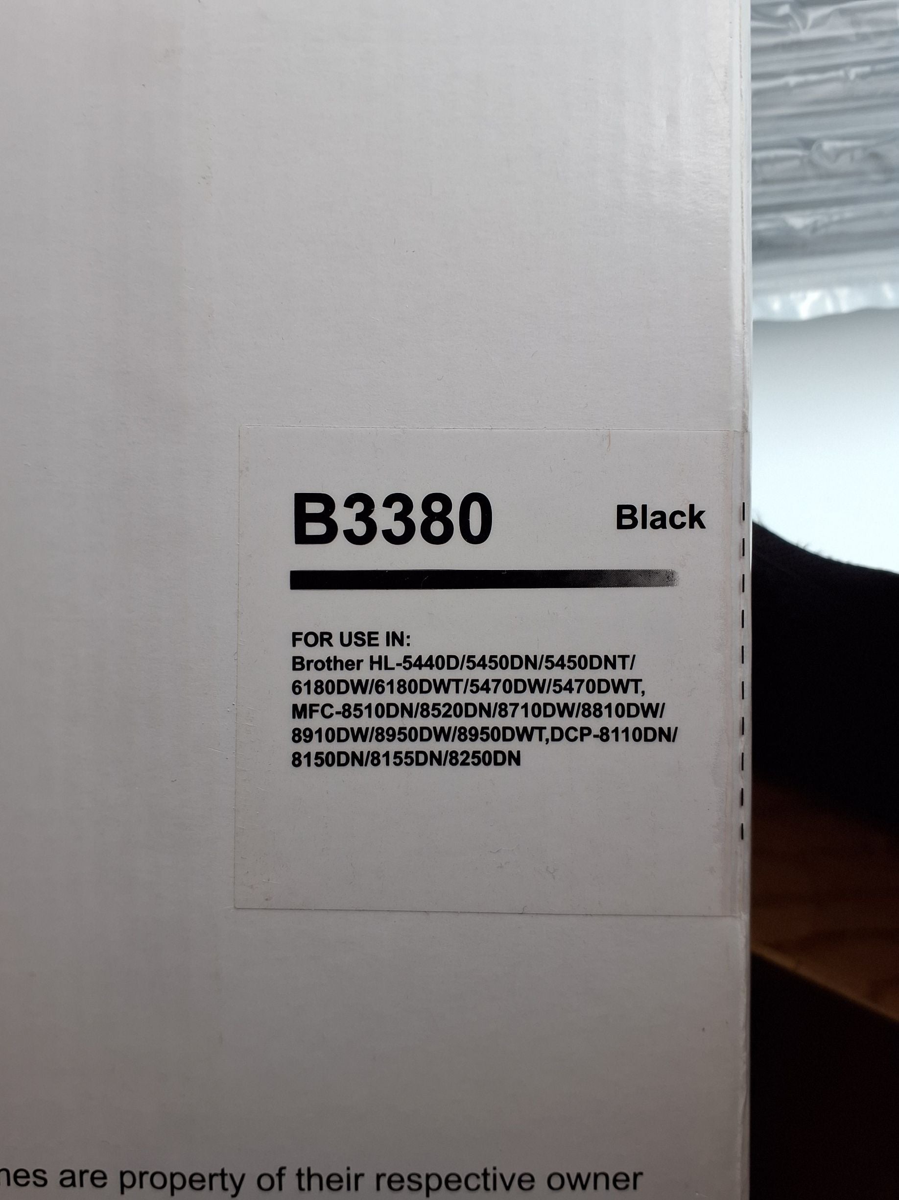 B3380 toner til printer