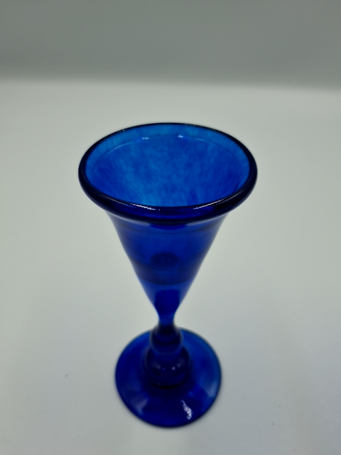 Samler objekt Blå glas