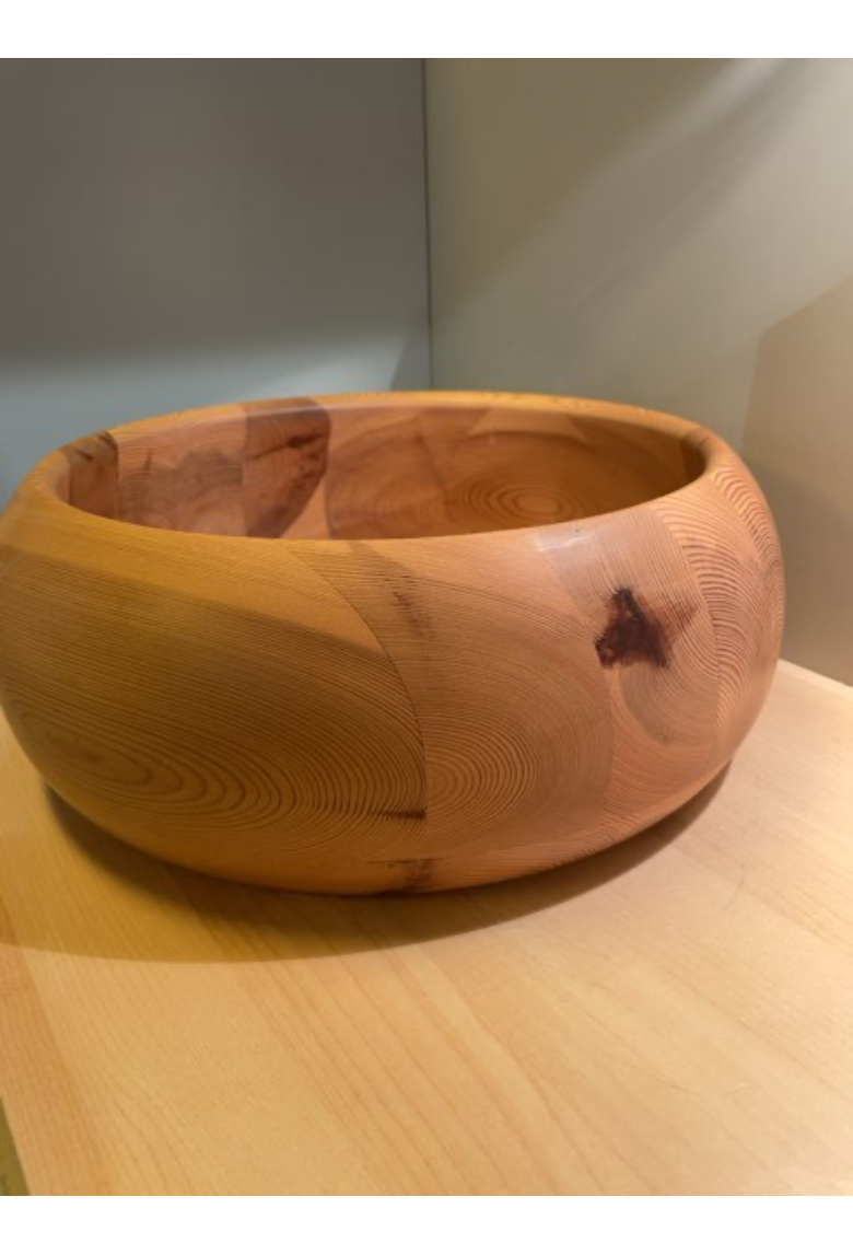 Rund Bowl i fyrretræ