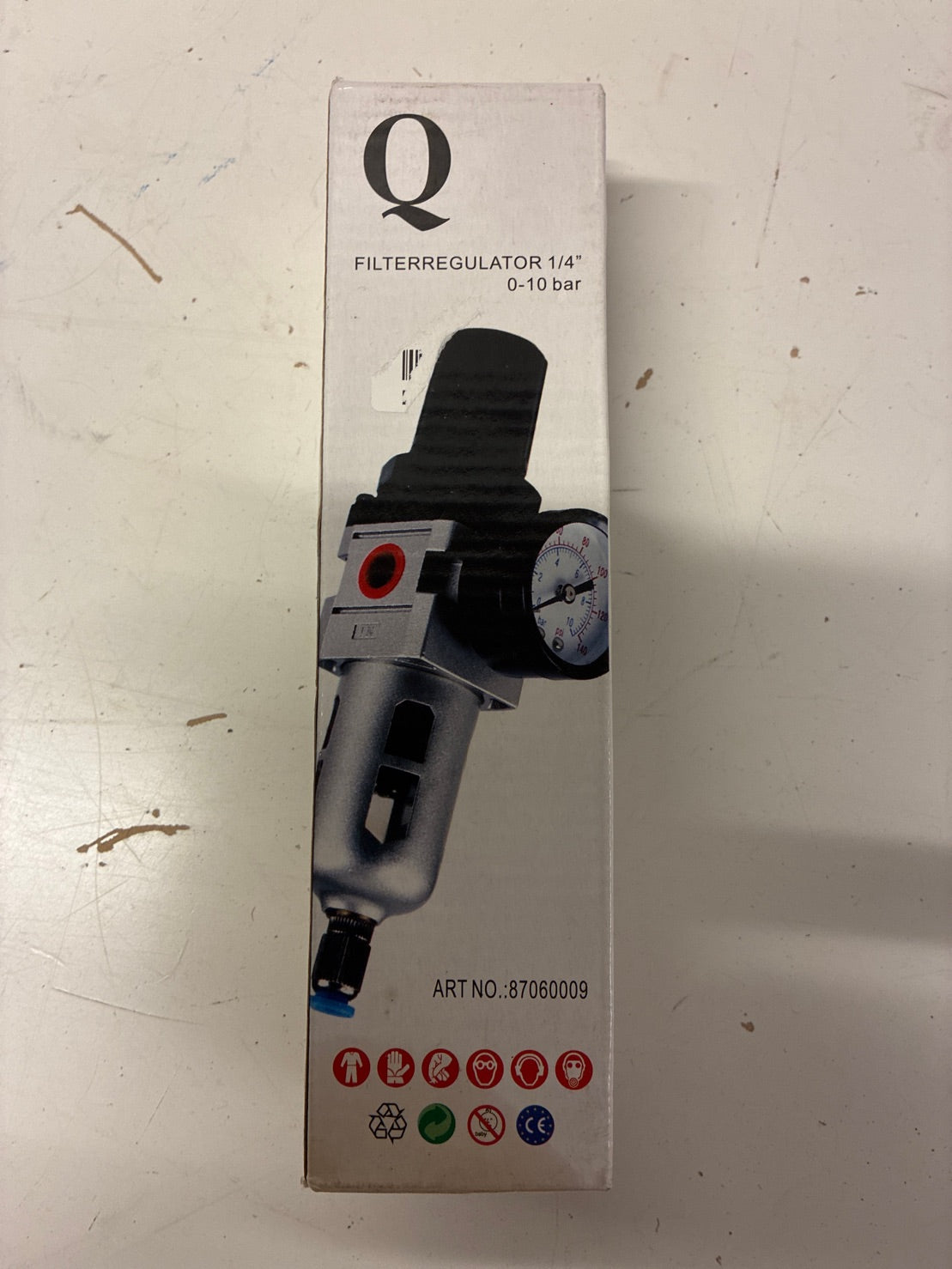 Filterregulator 1/4" 0-10 bar