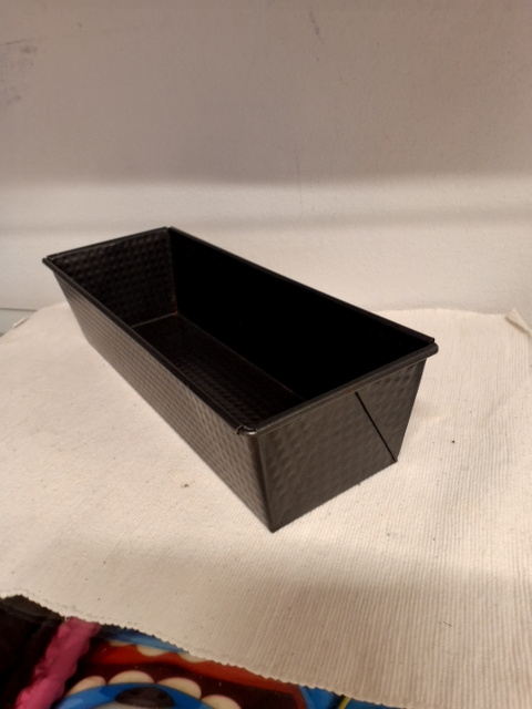 Sort bageform