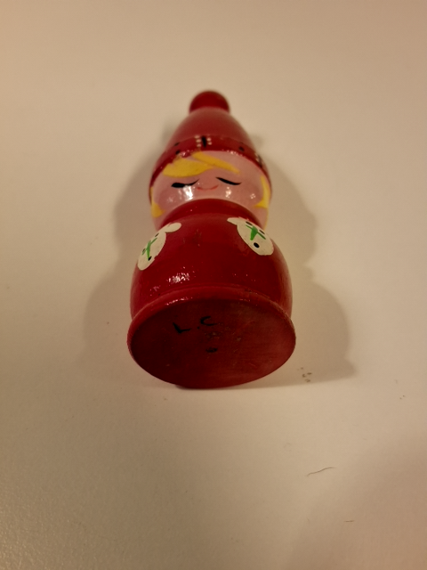 Svensk retro træ nisser 3 stk