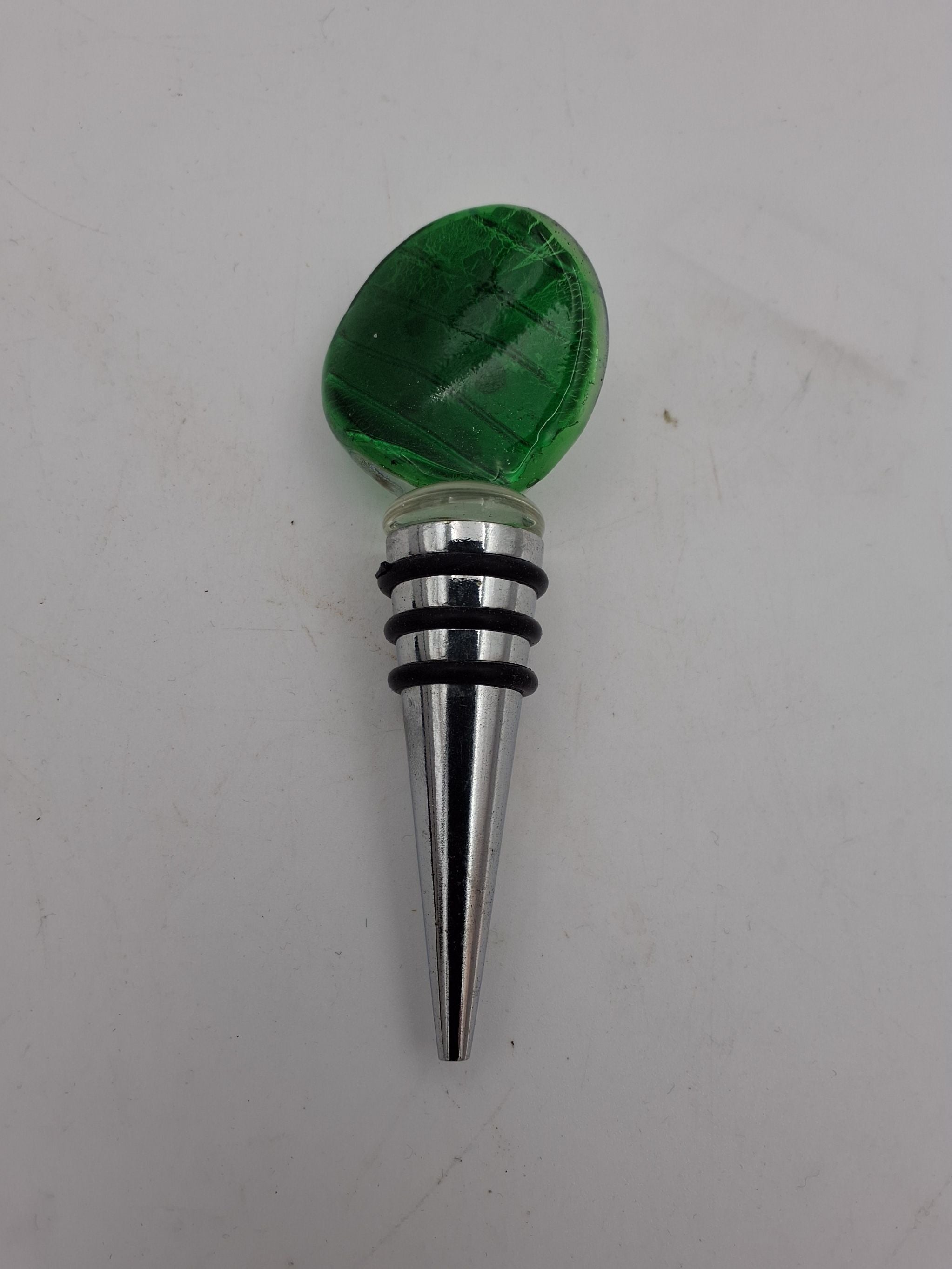 Vinprop med grøn glastop