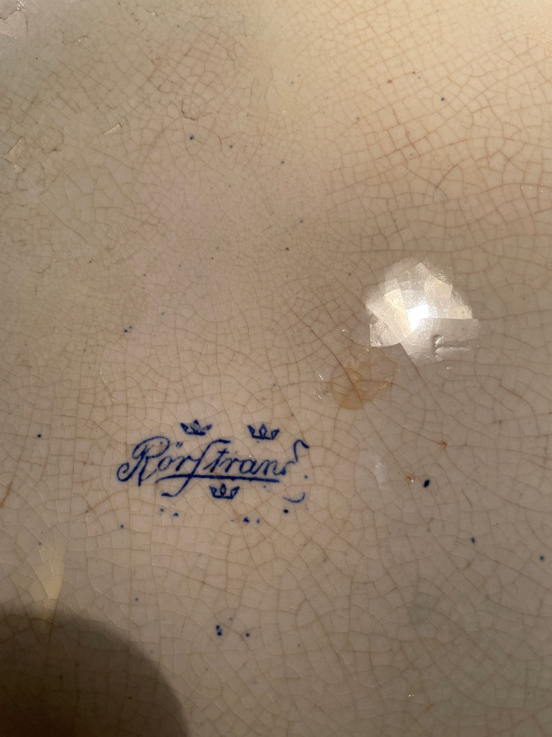 Rørstrand fajance vase