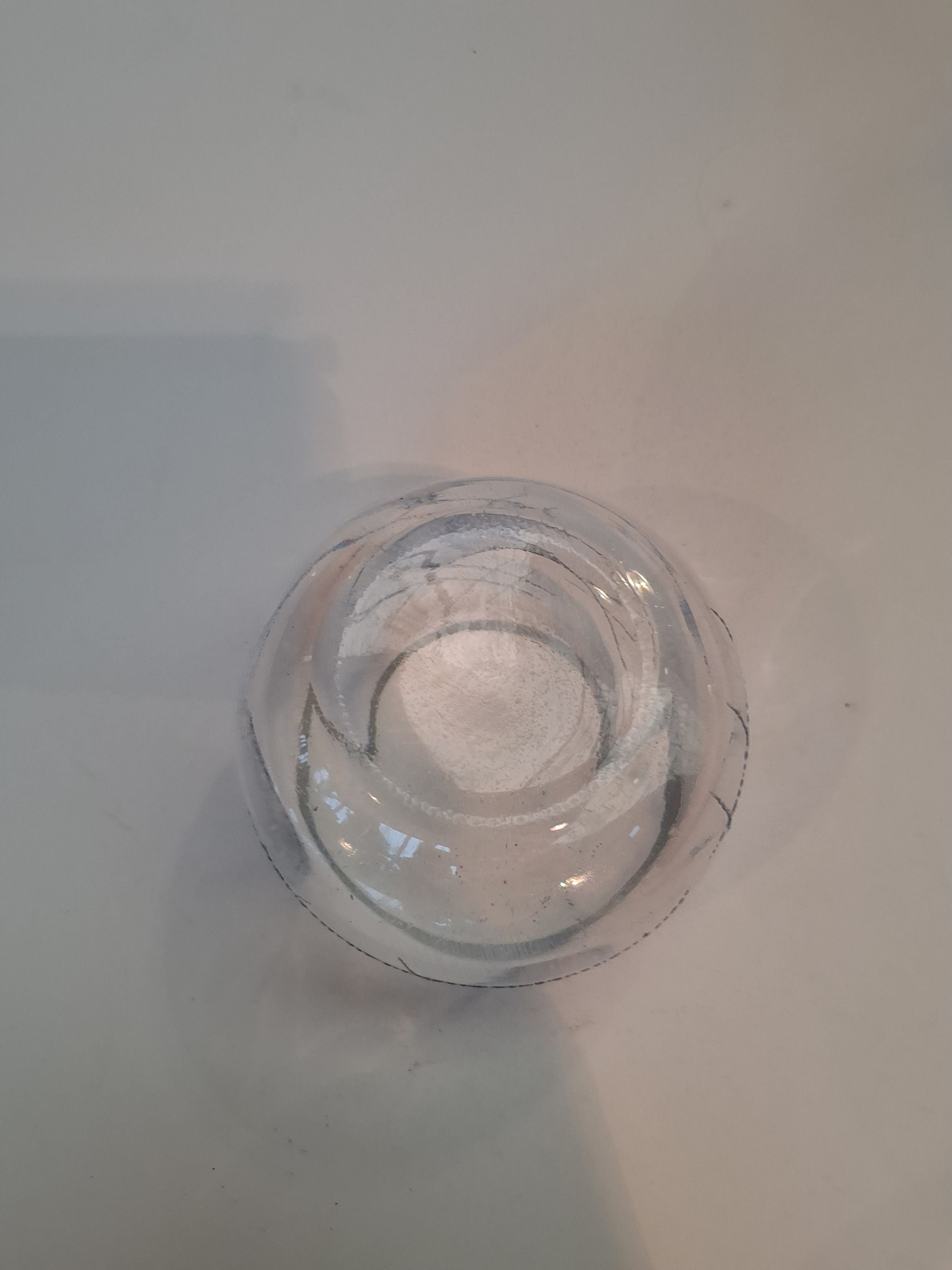Dansk glaskunst skål