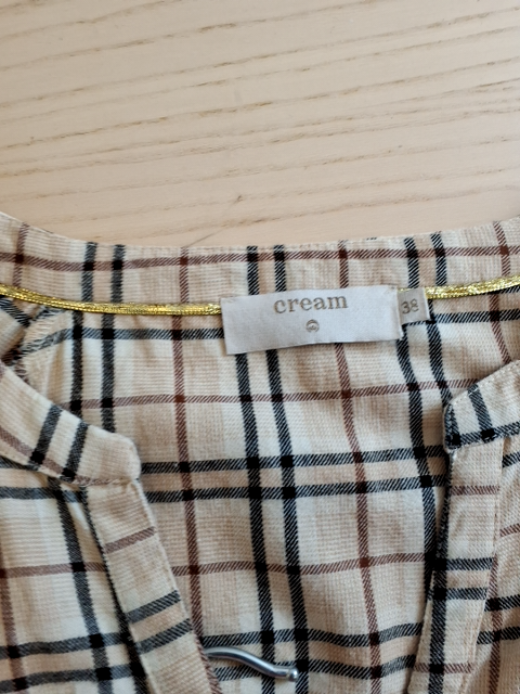 Cream Bluse (G705)