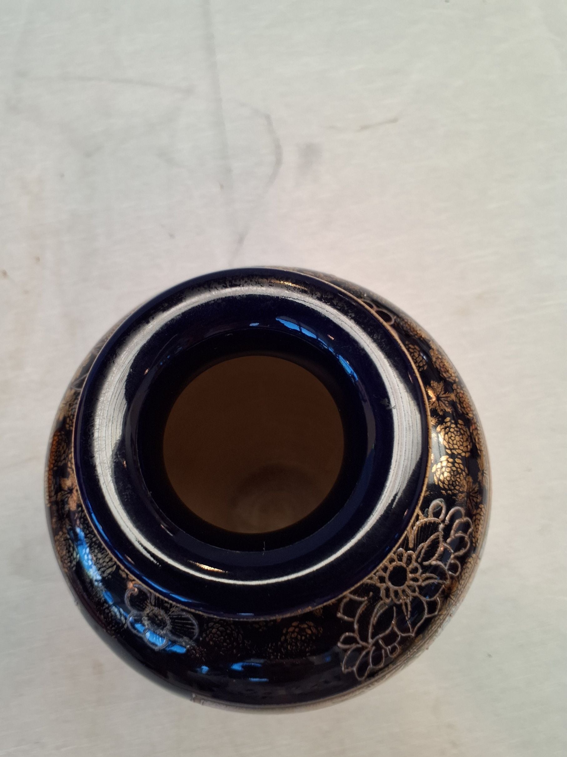 Satsuma Vase -Orginal signatur i bunden