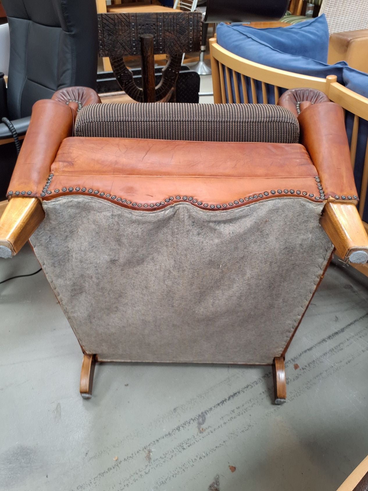Flot vintage øreklapstol