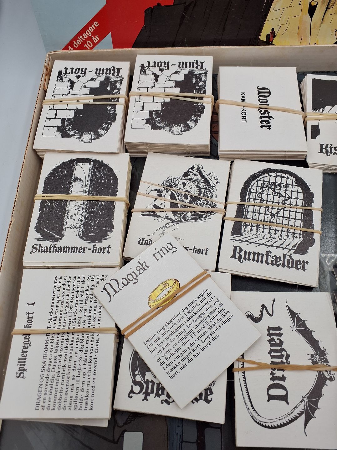 Vintage brætspil Drage Borgen