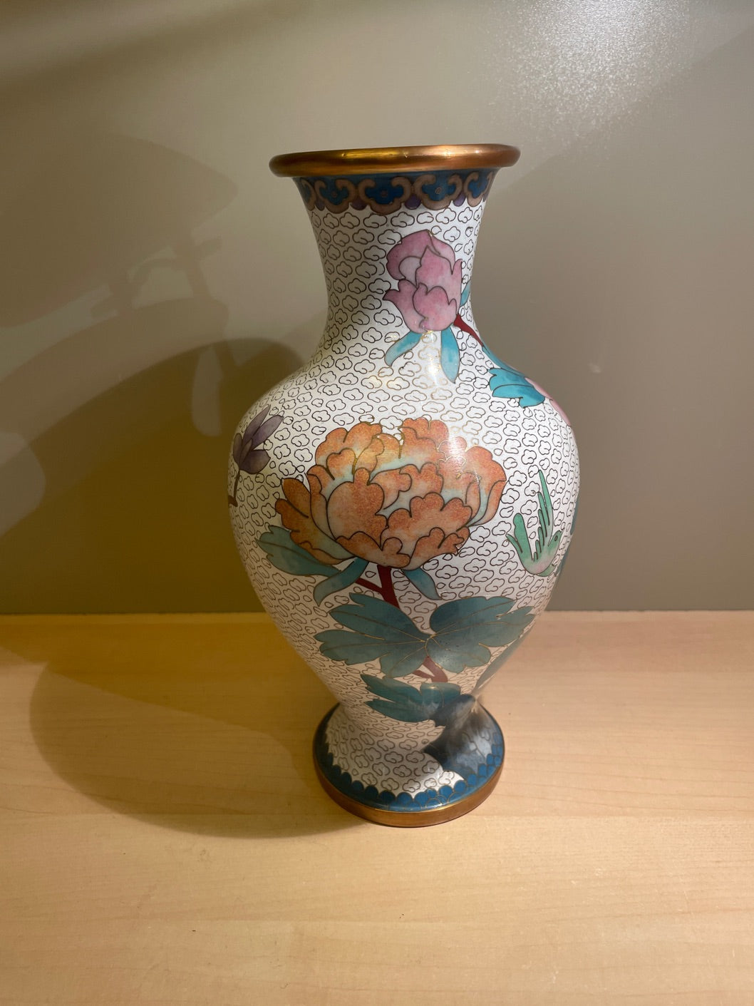 Kinesisk Cloisonné vase