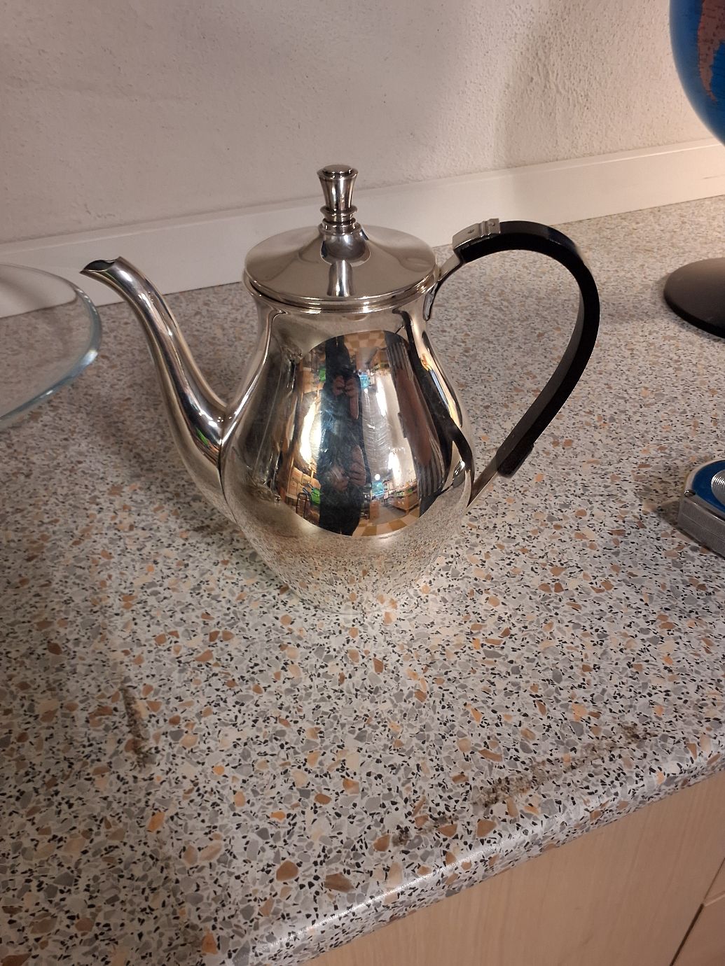Sølvplet kande