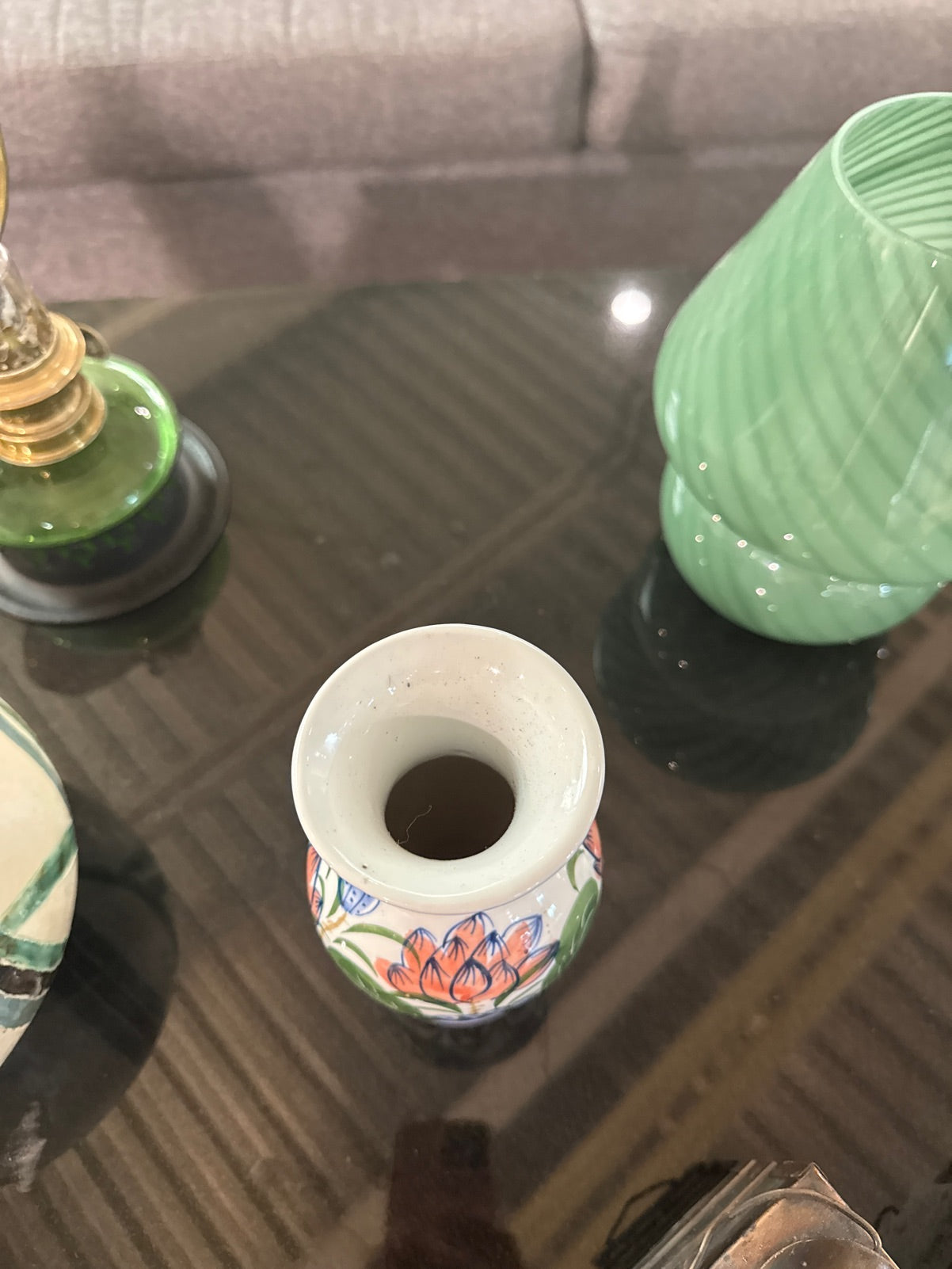 Vase m. Blomster