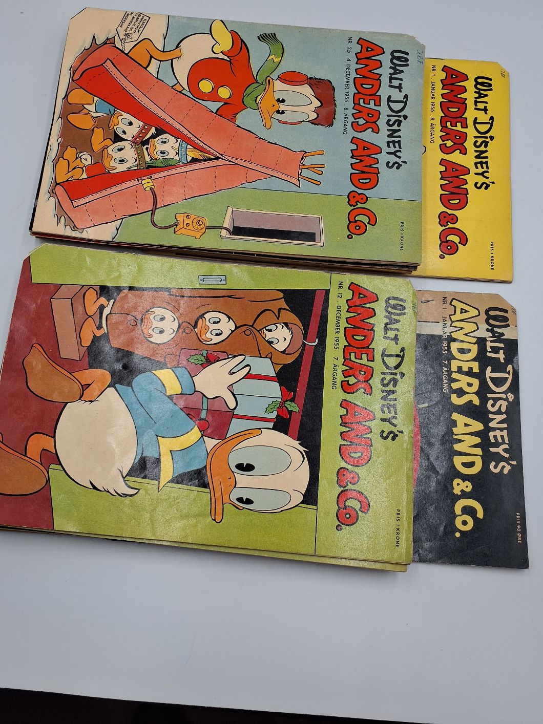 Anders And serie 1955-56 komplet