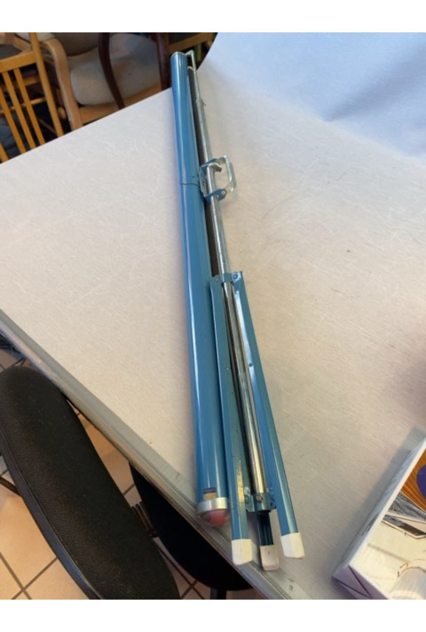 Vintage 1950 Da-lite lærred