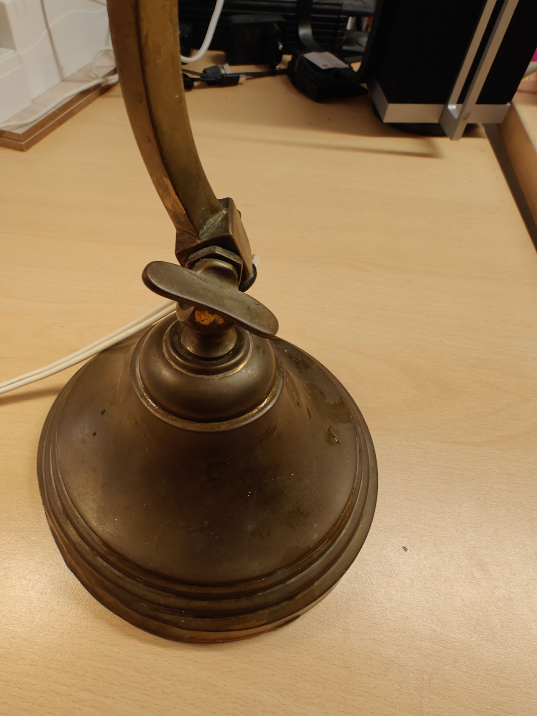 Messing bordlampe