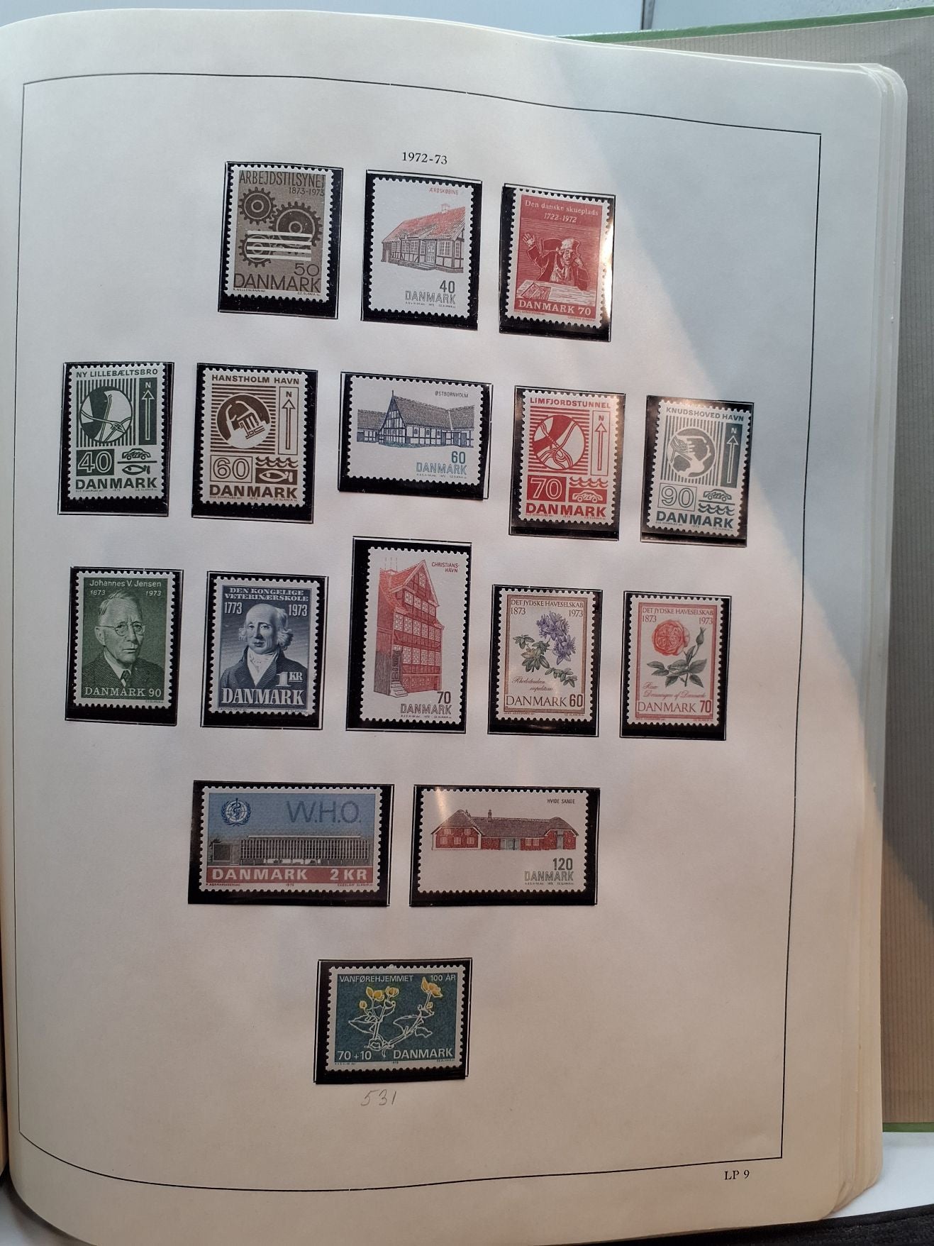 Frimærkesamling STENDER fra 1904