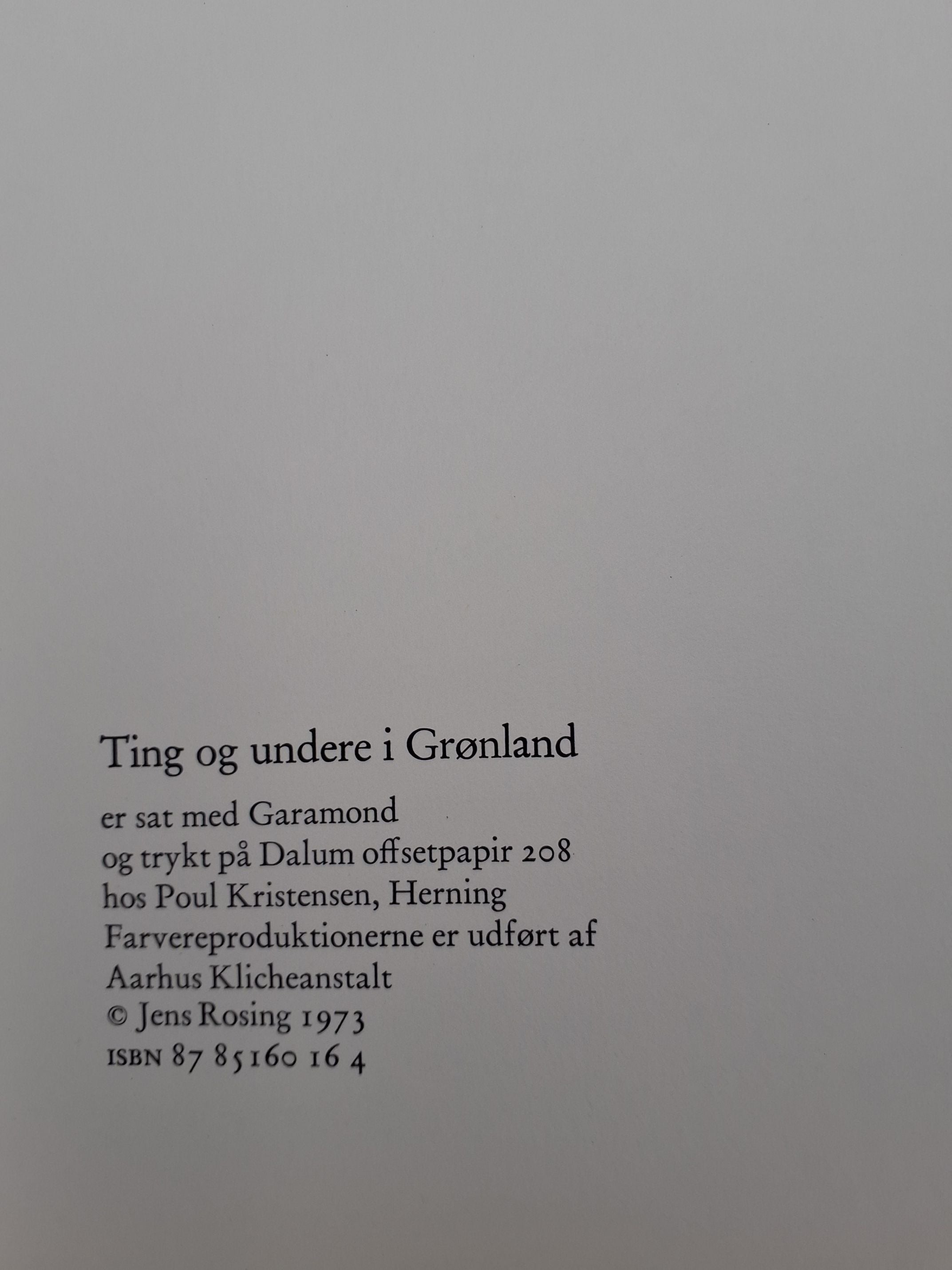 Rosing, Jens: "Ting og undere i Grønland. Vi vil nu tale om de ting og undere som er i Grønland eller Grønlandshavet. Kongespejlet ca. 1250", Forlaget Wormianum, 1973.