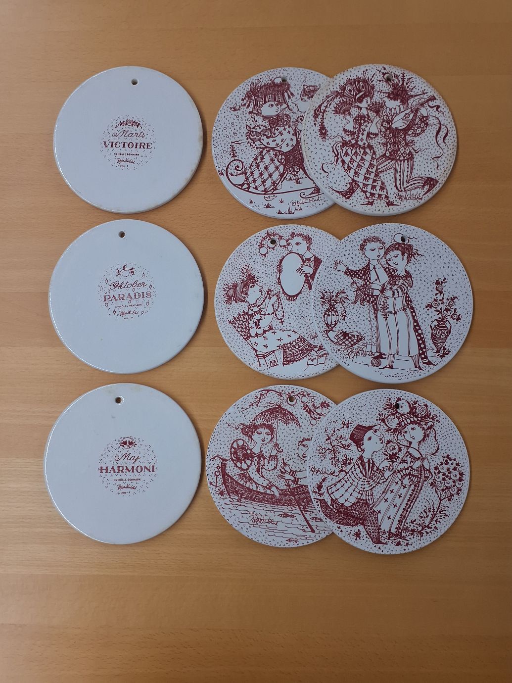 Bjørn Wiinblad 9 platter