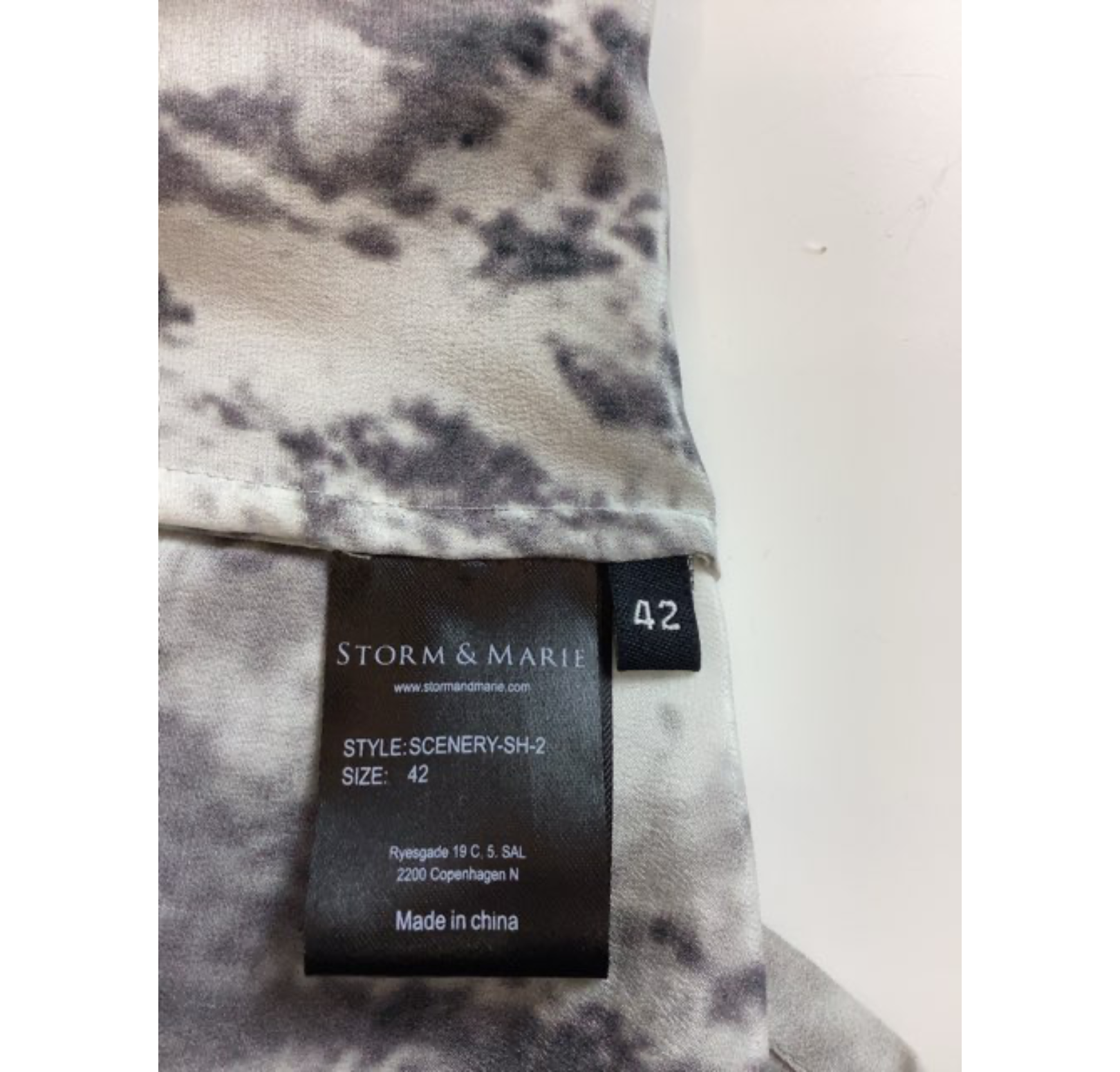 Storm og Marie silkeskjorte