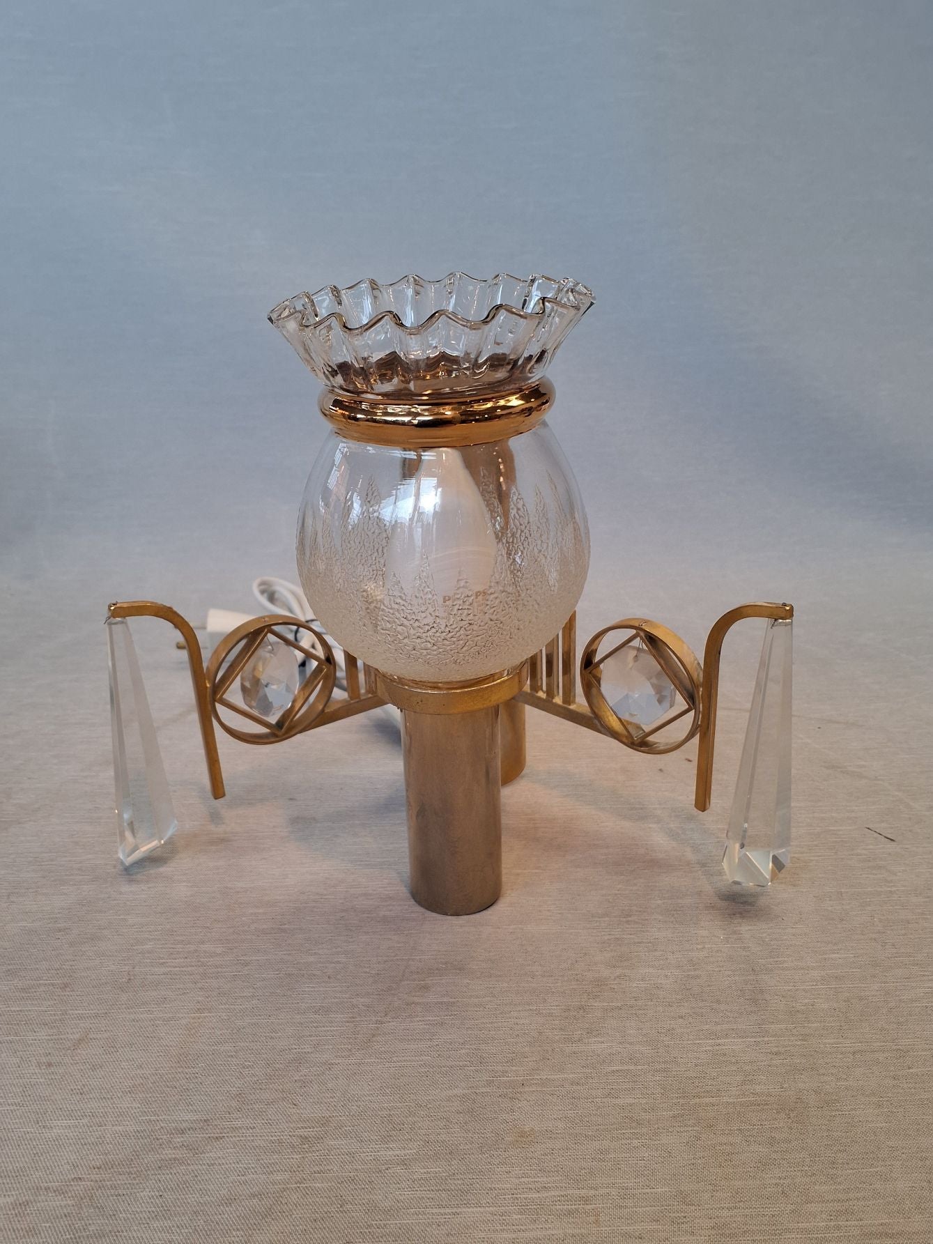 Vintage Væglampe i Messing