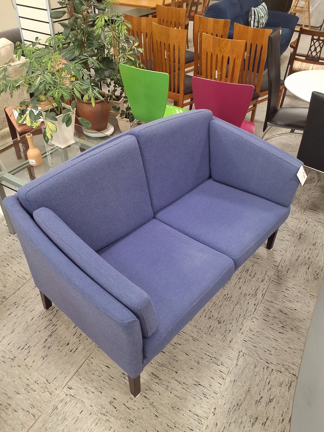 2 PS blå sofa