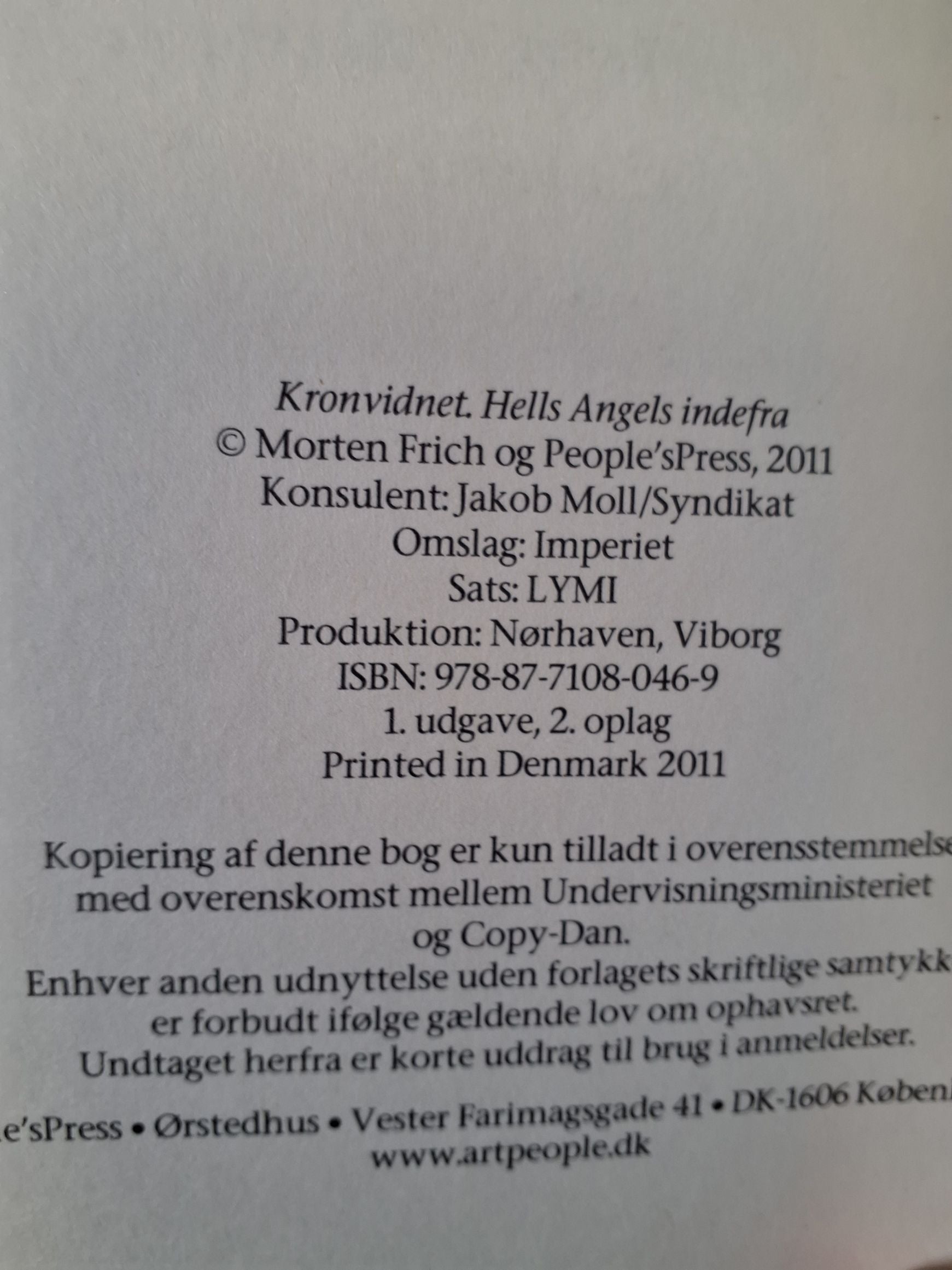 Kronvidnet Hells Angels indefra