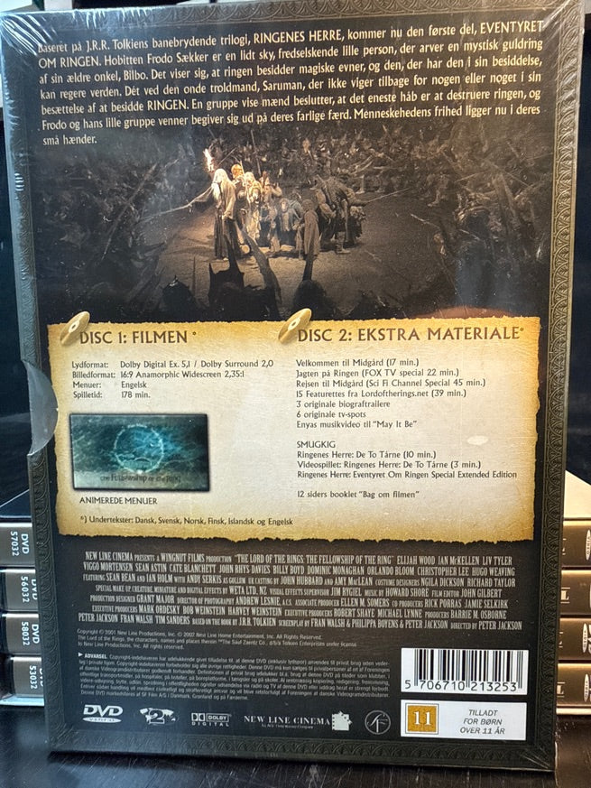 DVD - Ringenes herre trilogien - Mint
