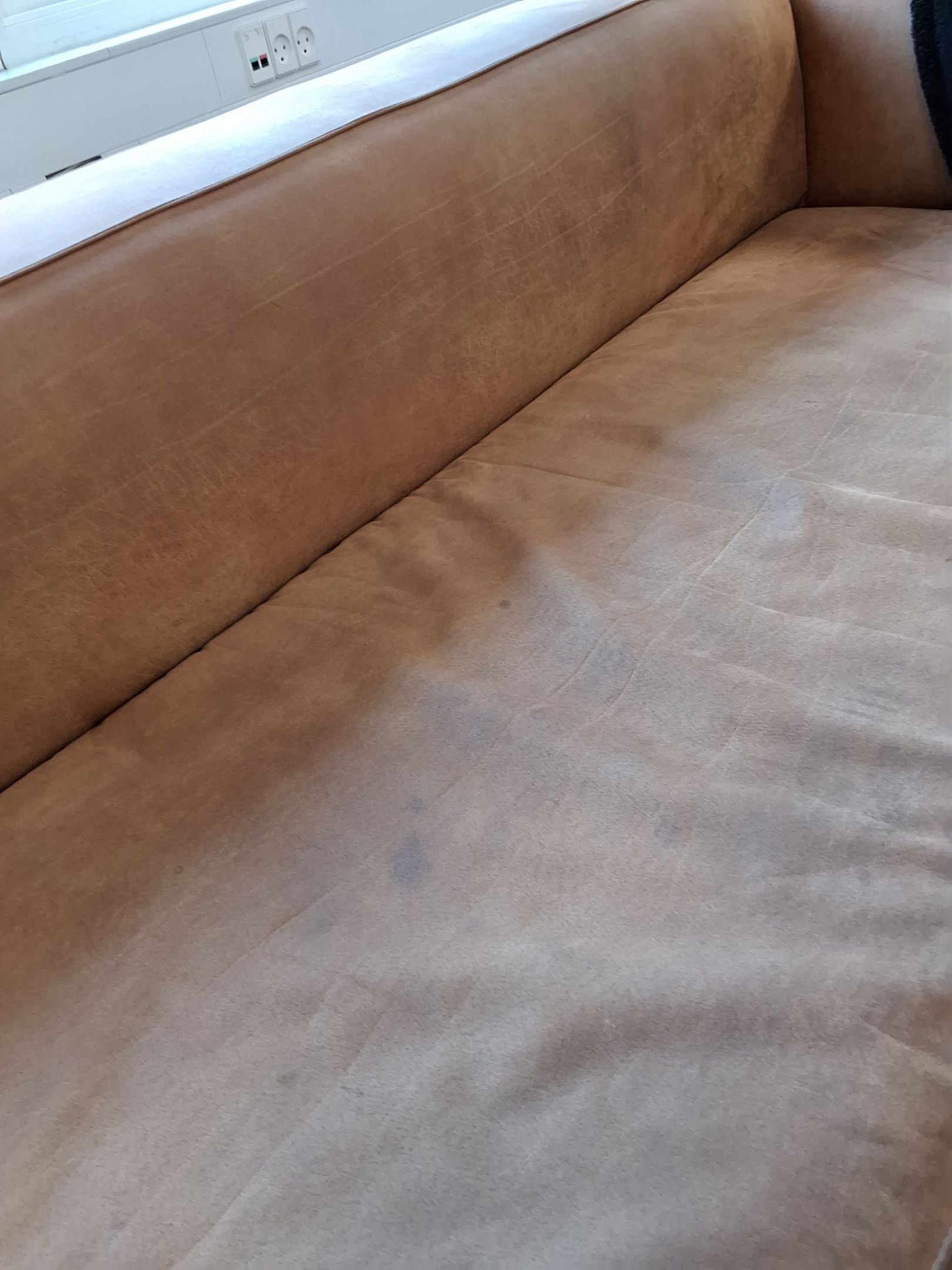 Hjørnesofa, kunstlæder