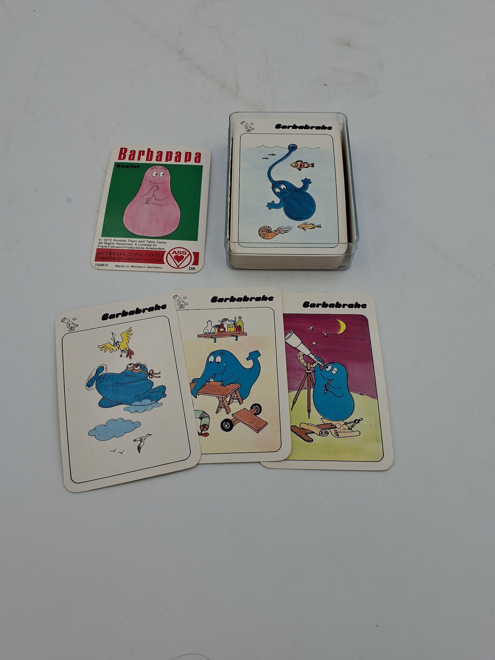 Sjældent Barbapappa kvartetspil fra 1975