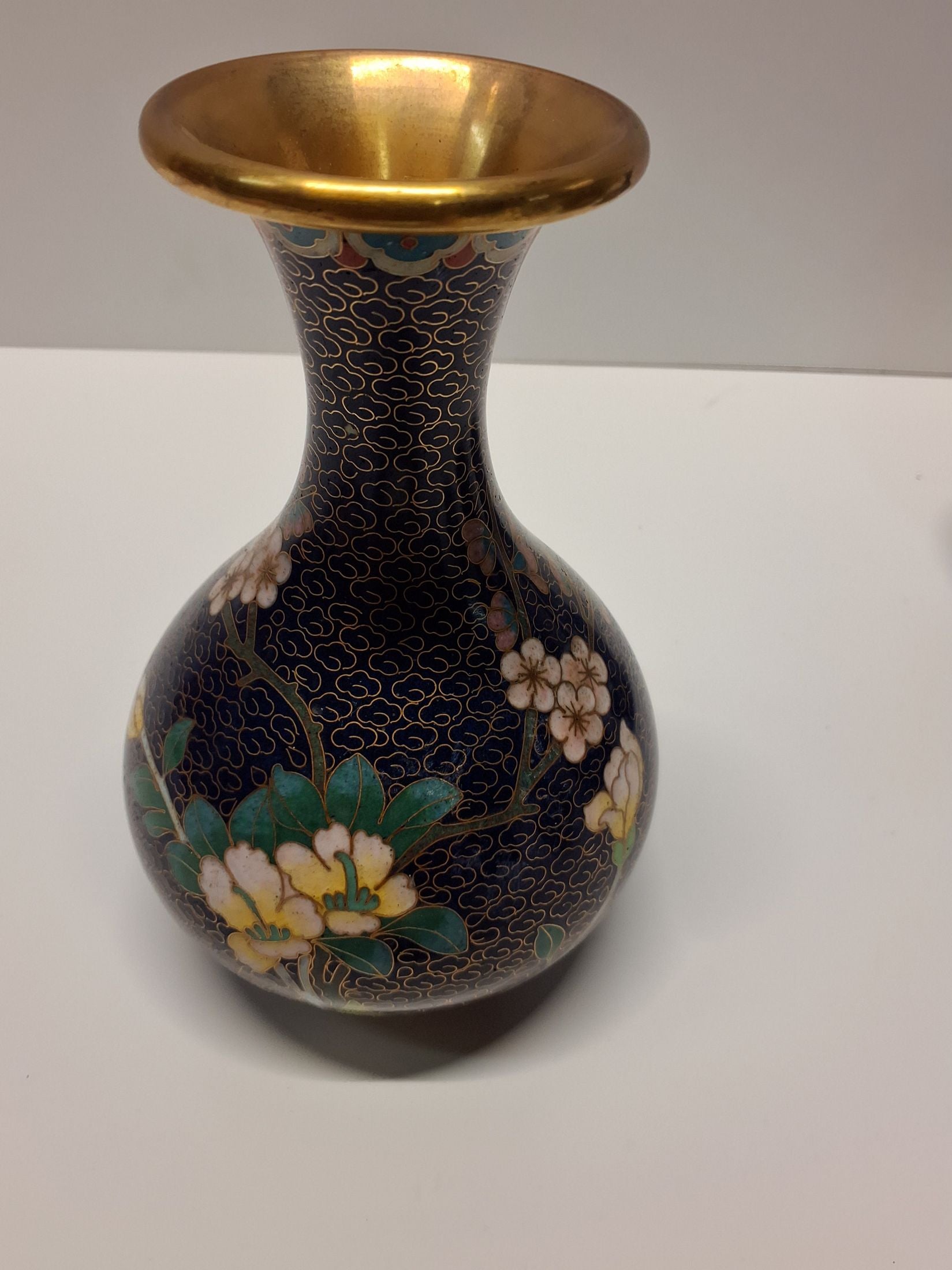 Kinesisk cloisonne vase