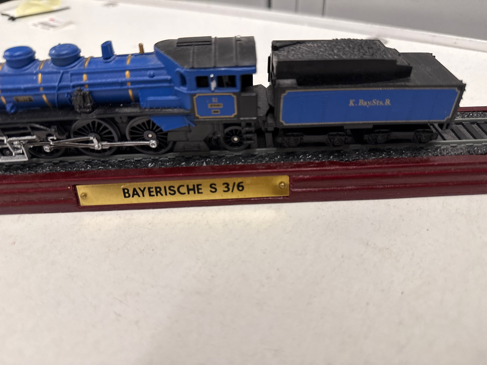 Bayeriche S 3/6 model lokomotiv