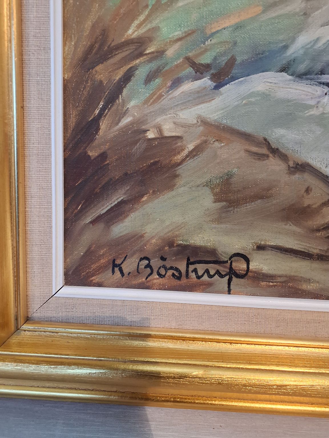 Knud Bøstrup maleri