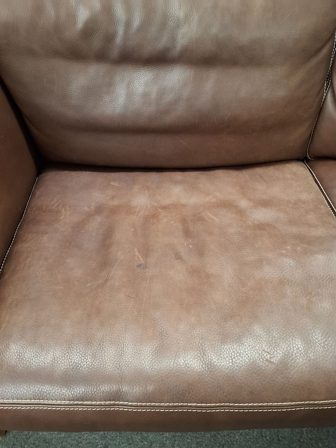 2 persons lædersofa