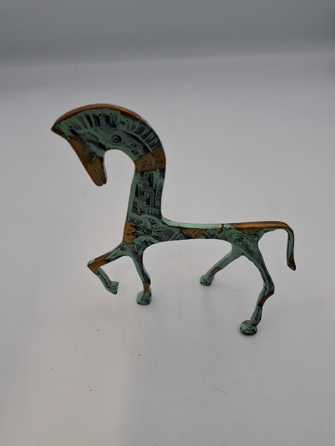 Skulptur Etruskisch Patineret bronze